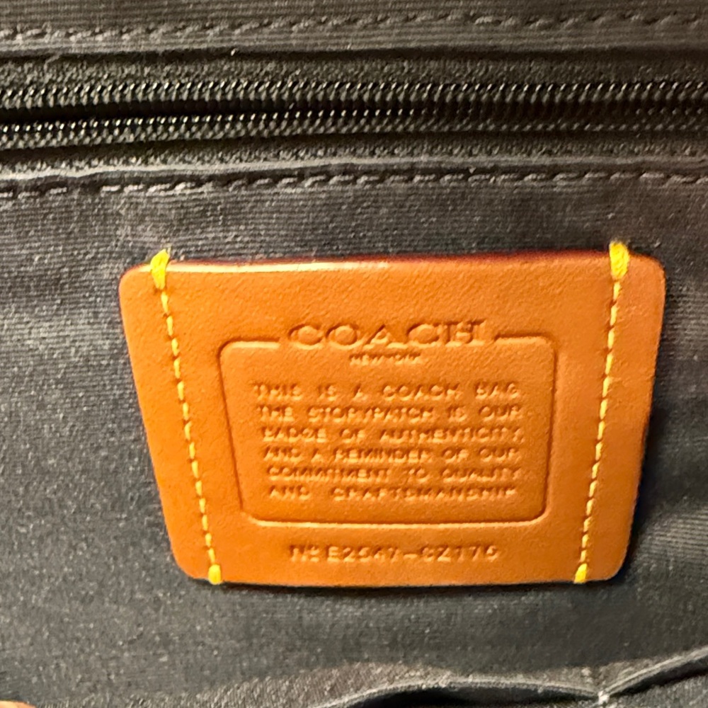 Coach Red and Blue Women's Backpack - Picture 10 of 14
